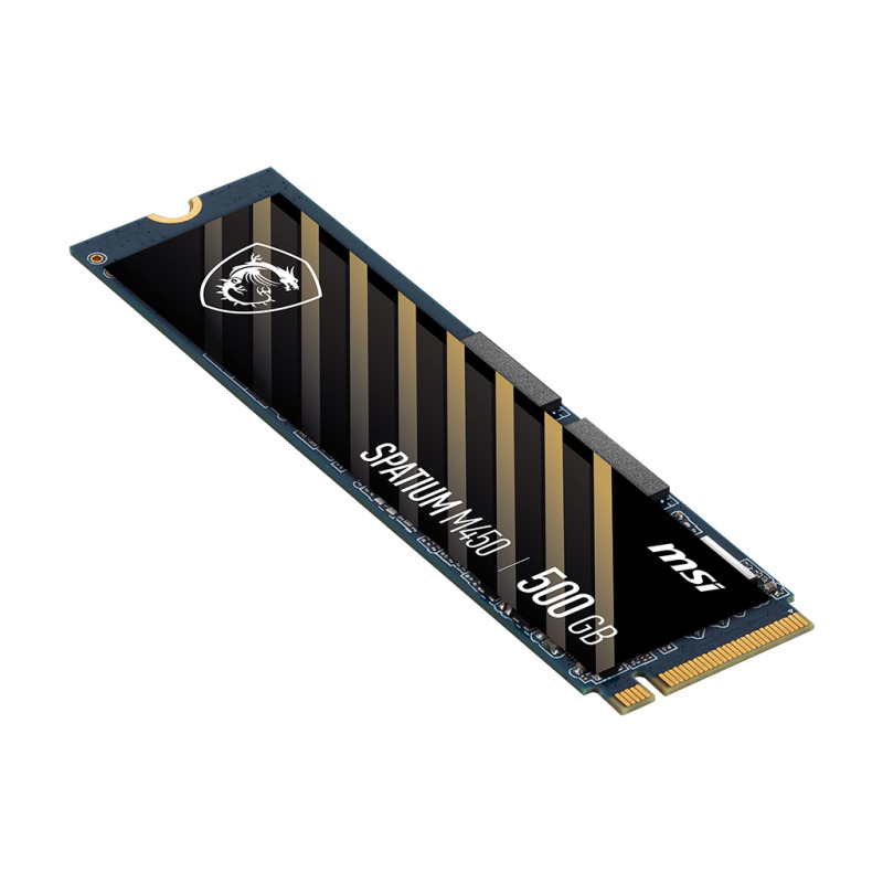 UNIDAD DE ESTADO SOLIDO SSD INTERNO MSI SPATIUM M450 500 GB M.2 2280 PCIE GEN4X4, NVME 1.4 LEC 3600 / ESC 2300 MB/S SPATIUM M450 PCIE 4.0 NVME M.2 500GB  image 3